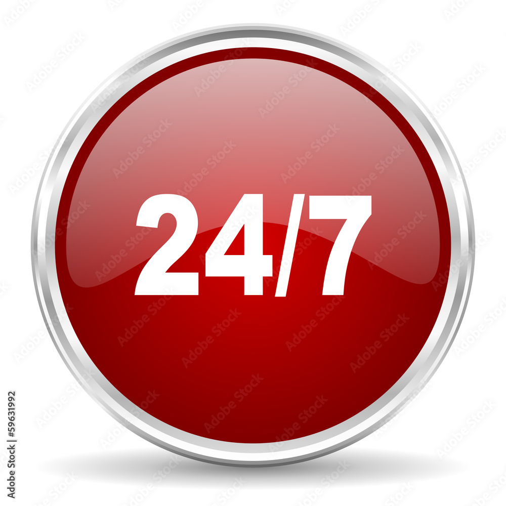 24/7 icon 24/7 icon