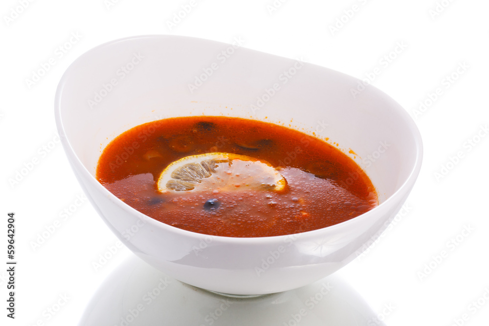Russian borscht with modern twist Russian borscht with modern twist