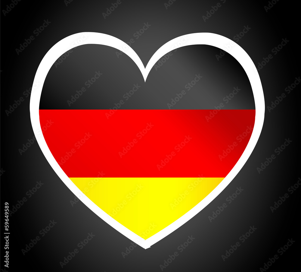 German flag vector illustration German flag vector illustration