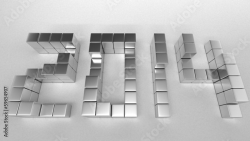 The cubic metal to be new year 2014.