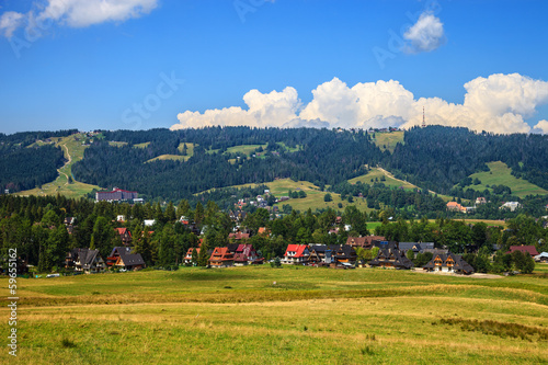 Gubalowka view near Zakopane, Poland.