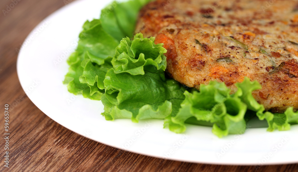 Vegetable cutlet
