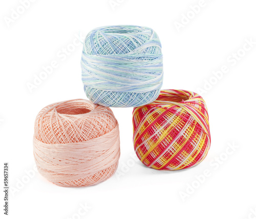 three balls of yarn