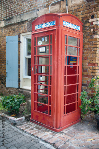 Traditional Red English Telephone Box