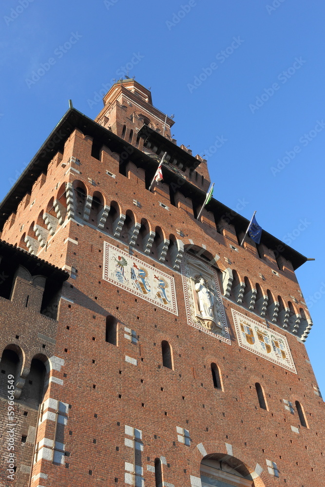 Sforza Castle, Milan, Italy