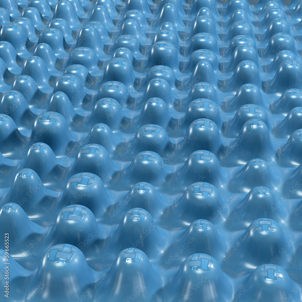 Fototapeta premium Nanoversiegelung - 3d Render
