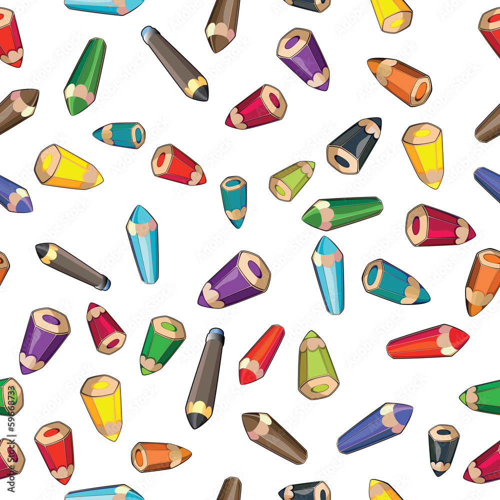 Pencils, seamless texture Pencils, seamless texture
