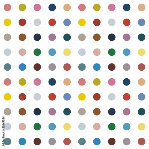Seamless Polka Dot Background