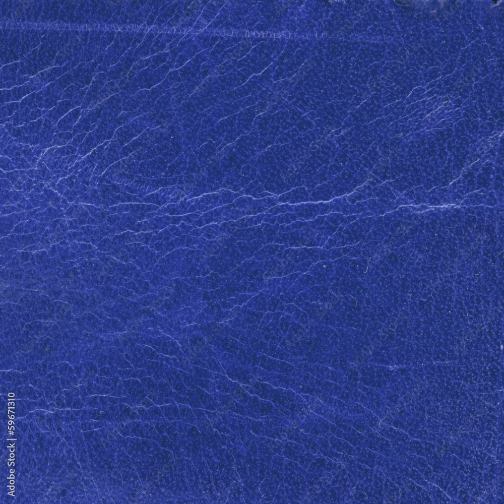 Fototapeta premium worn blue leather texture