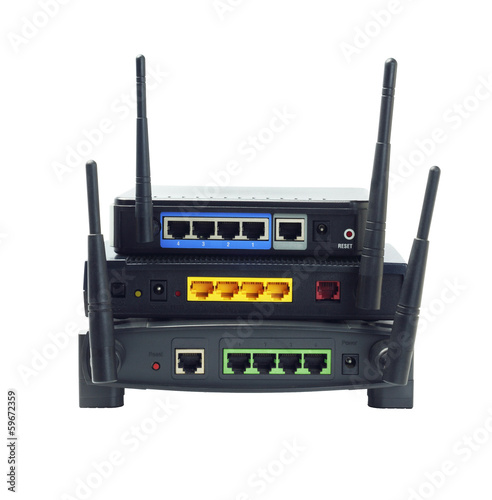 Obraz na płótnie Wireless Routers