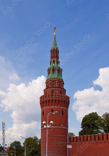 Vodovzvodnaya Tower (1488) of Moscow Kremlin (UNESCO site)