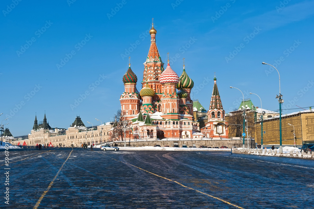 Obraz premium Saint Basil Cathedral in Moscow
