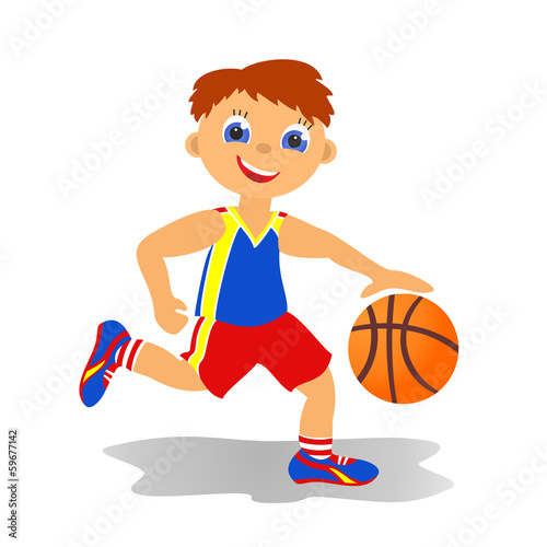 Boy basketballer © ivolodina