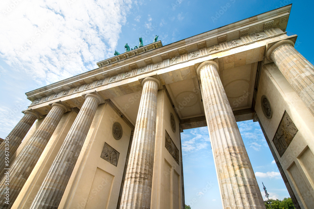 Naklejka premium Brandenburg Gate in Berlin