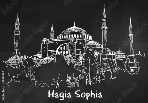 Hagia Sophia Drawing