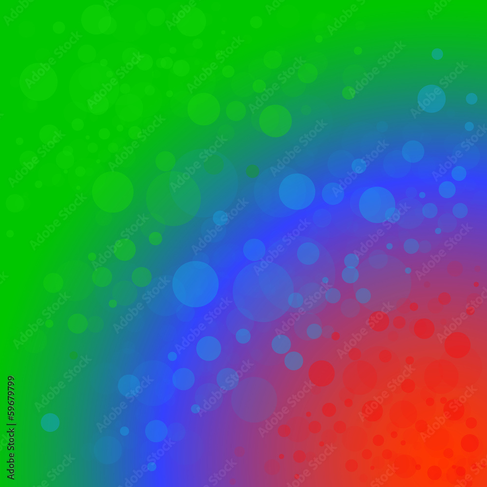 Defocused multicolor abstract christmas background. Vector