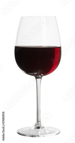 Obraz na płótnie Verre de vin rouge détouré