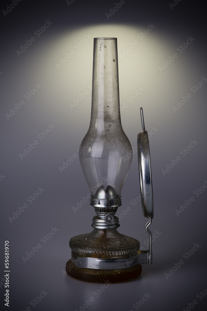 old kerosene lamp isolated on white background old kerosene lamp isolated on white background