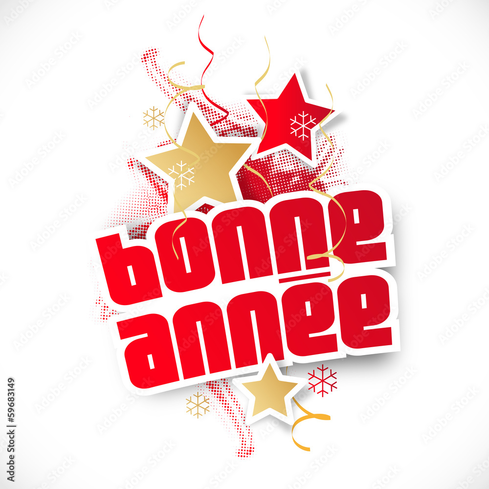 Fototapeta premium Bonne année !