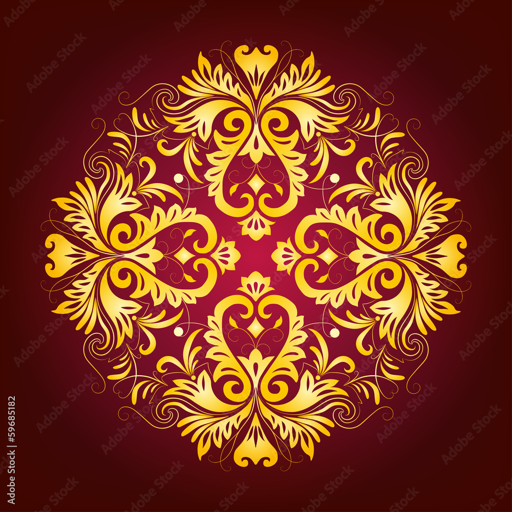 Elegant background with lace ornament