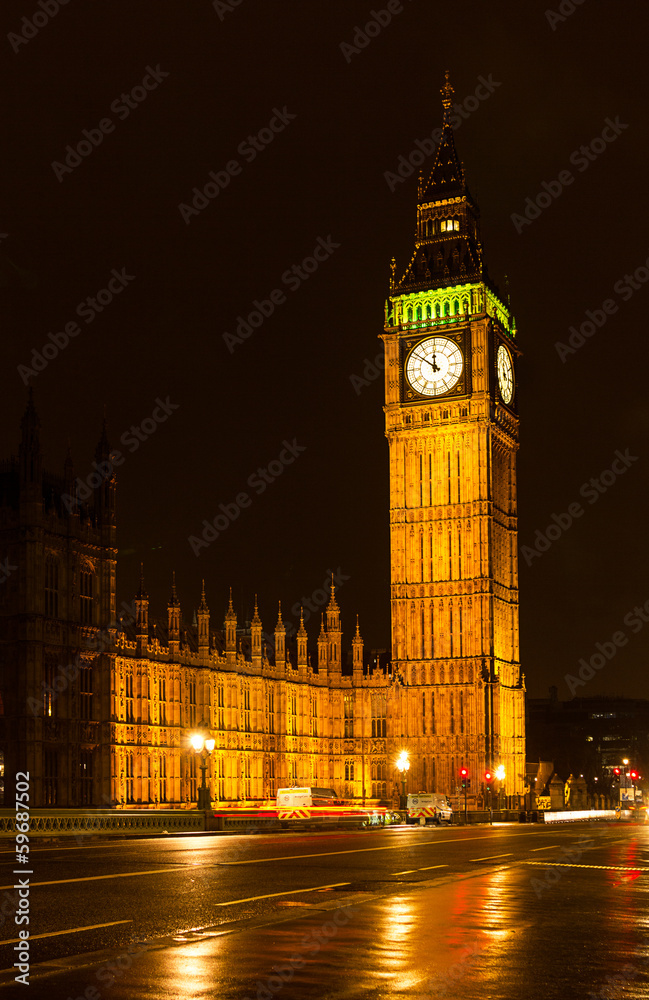 Obraz premium Big Ben at night, London
