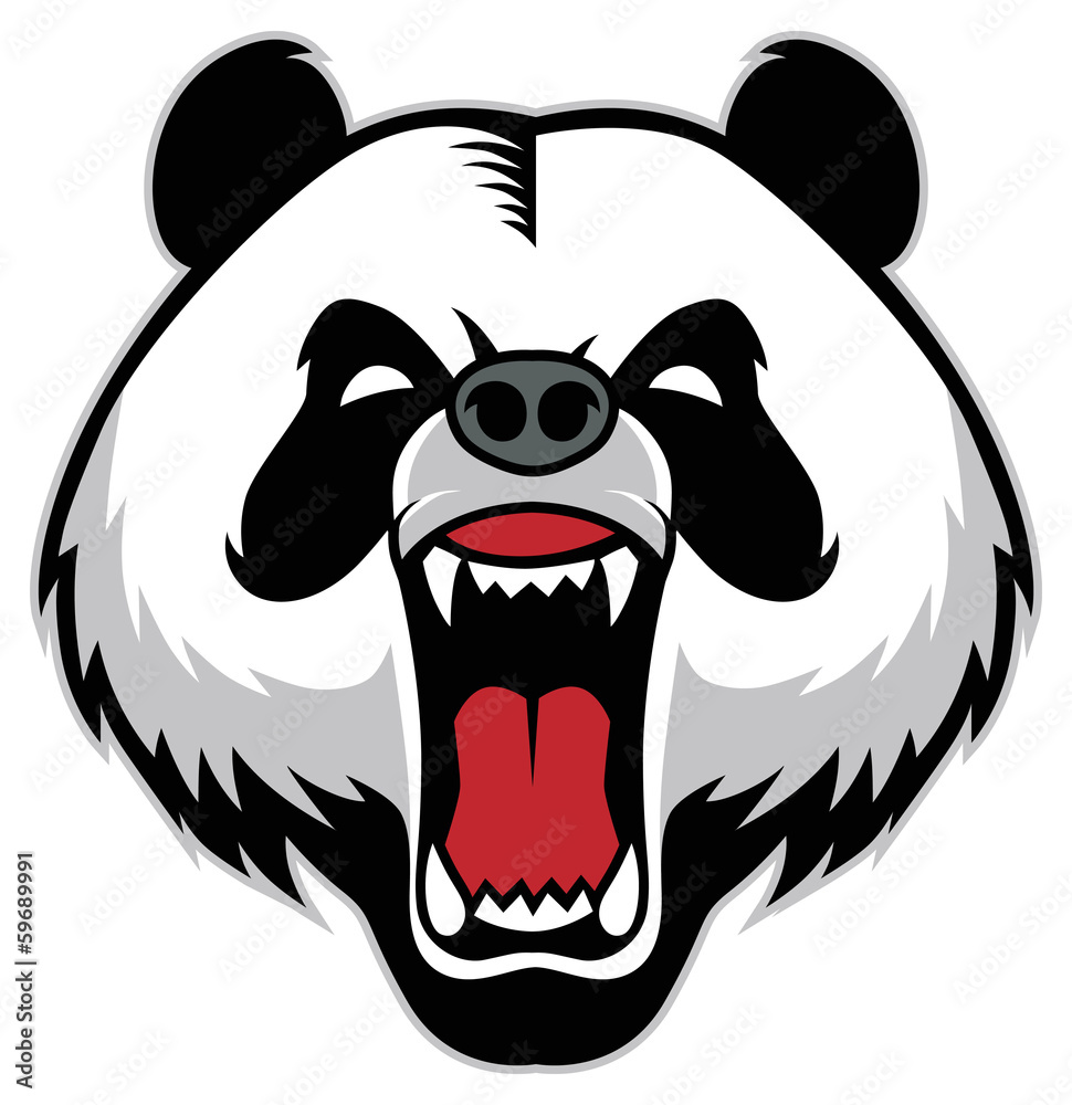 Panda Head Mascot Vector De Stock Adobe Stock panda-head-mascot-vector-de-stock-adobe-stock