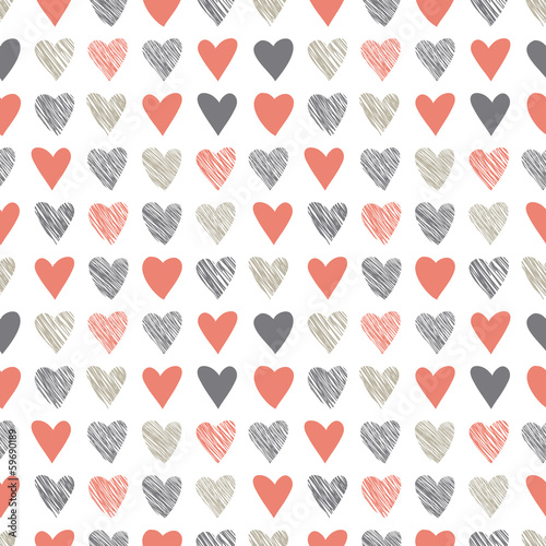 Vintage hatchet Hearts