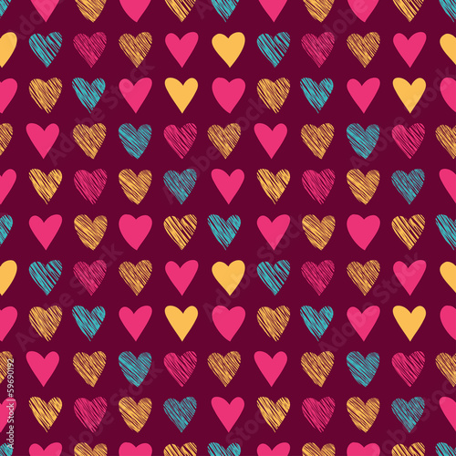 Vintage hatchet Hearts