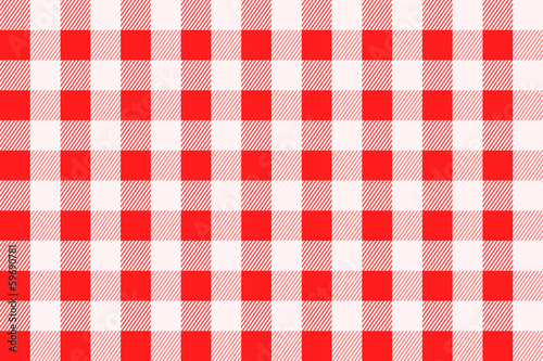 Seamless red and white cloth