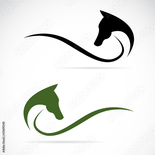 Vector image of an horse