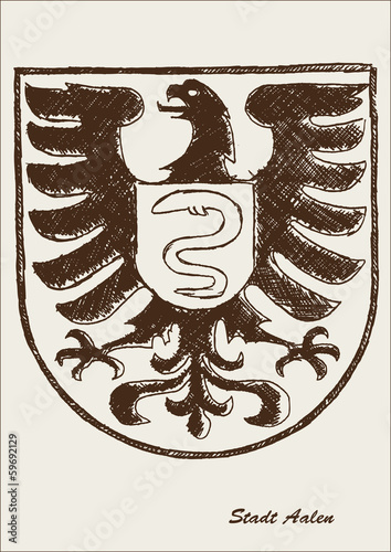 Wappen Stadtwappen Stadt Aalen