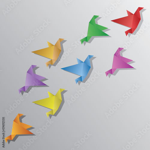 Origami Birds photo