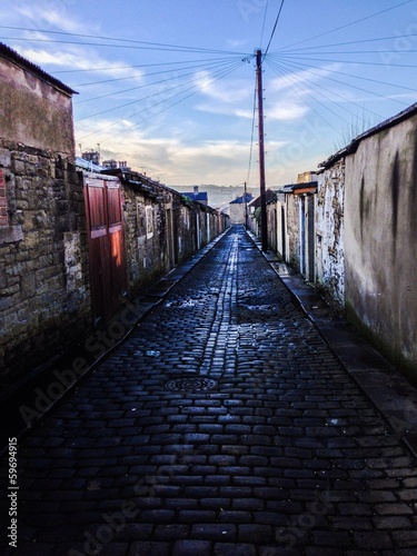 Back Streets of Accrington, a Lancashire Town