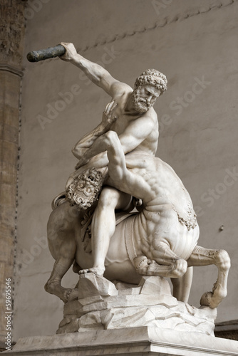 Herkules tötet Cacus Florenz