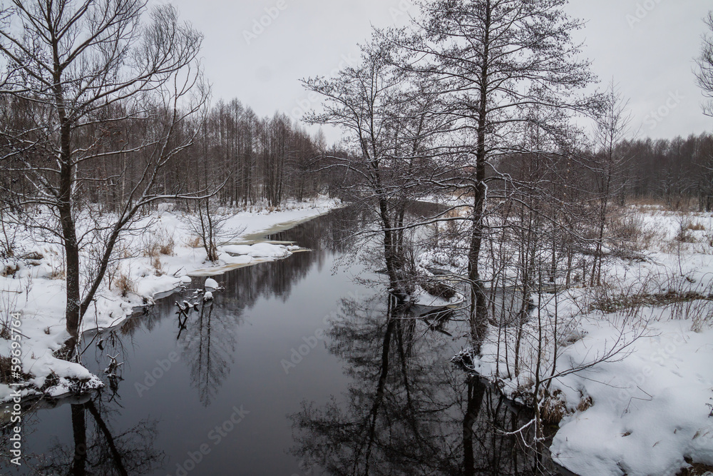 Winter river Winter river