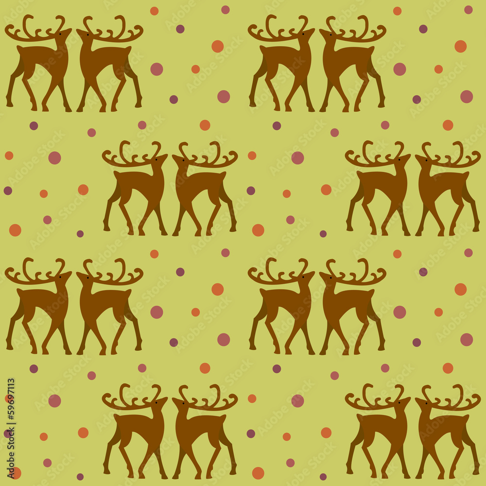 background with deers