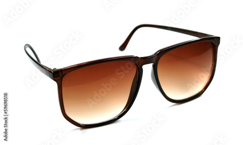 Sunglasses isolated against a white background