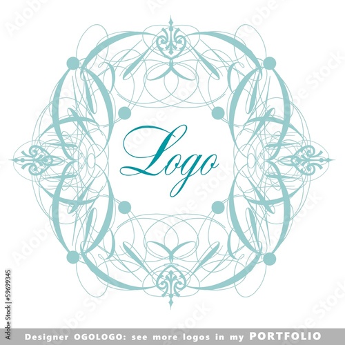 abstract business logo emblem vector