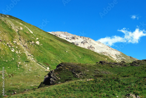 park of Gran Paradiso, Aosta valley, Italy photo