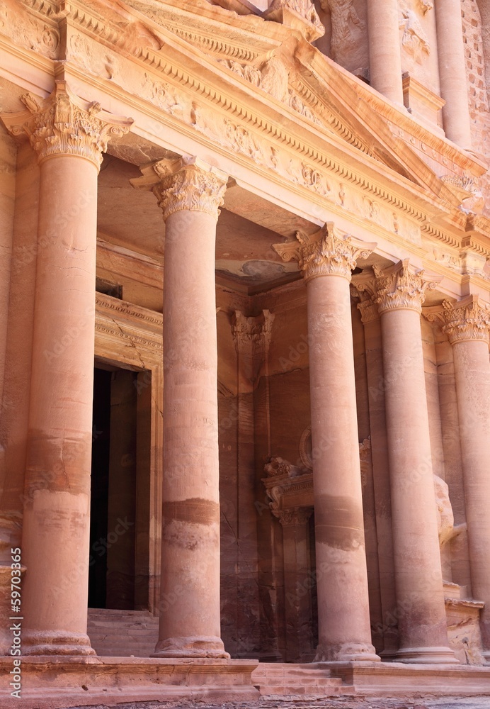 The Treasury Building at Petra