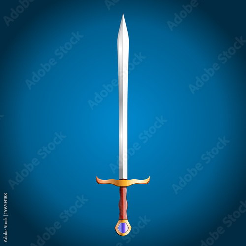 sword, vector illustration
