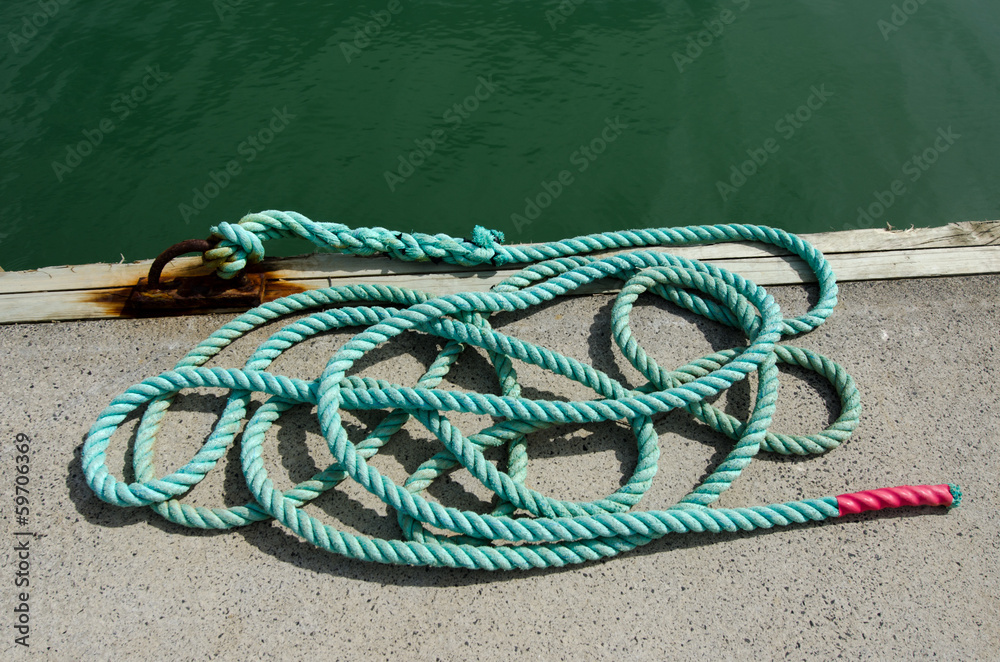 Fototapeta premium Mooring rope