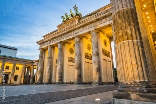 Berlin at Brandenburg Gate photo