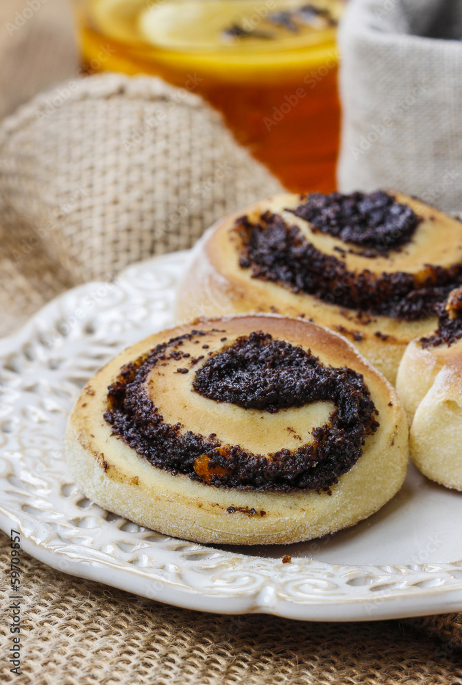 Poppy seed buns Poppy seed buns