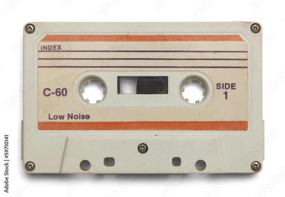 White Tape Cassette White Tape Cassette