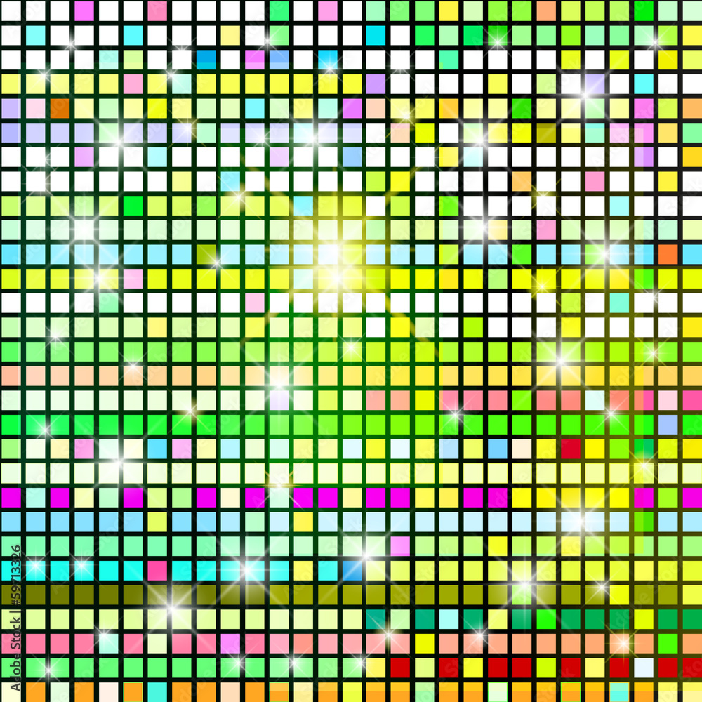 Abstract background from color cubes.