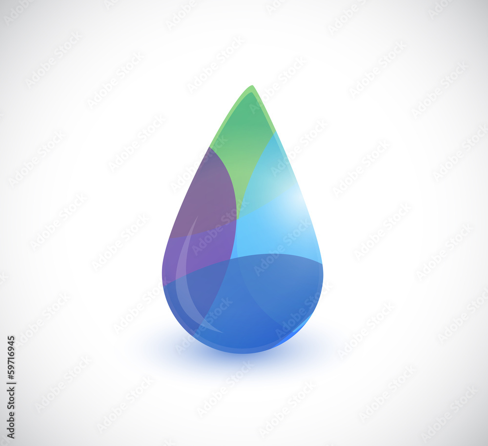 colorful water drop illustration design colorful water drop illustration design