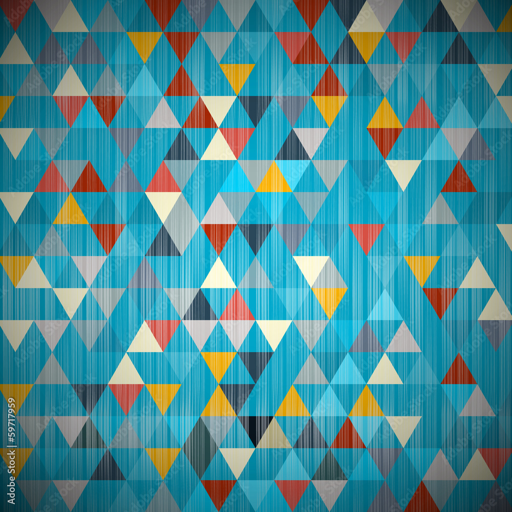 Abstract Retro Textile Triangle Background Abstract Retro Textile Triangle Background