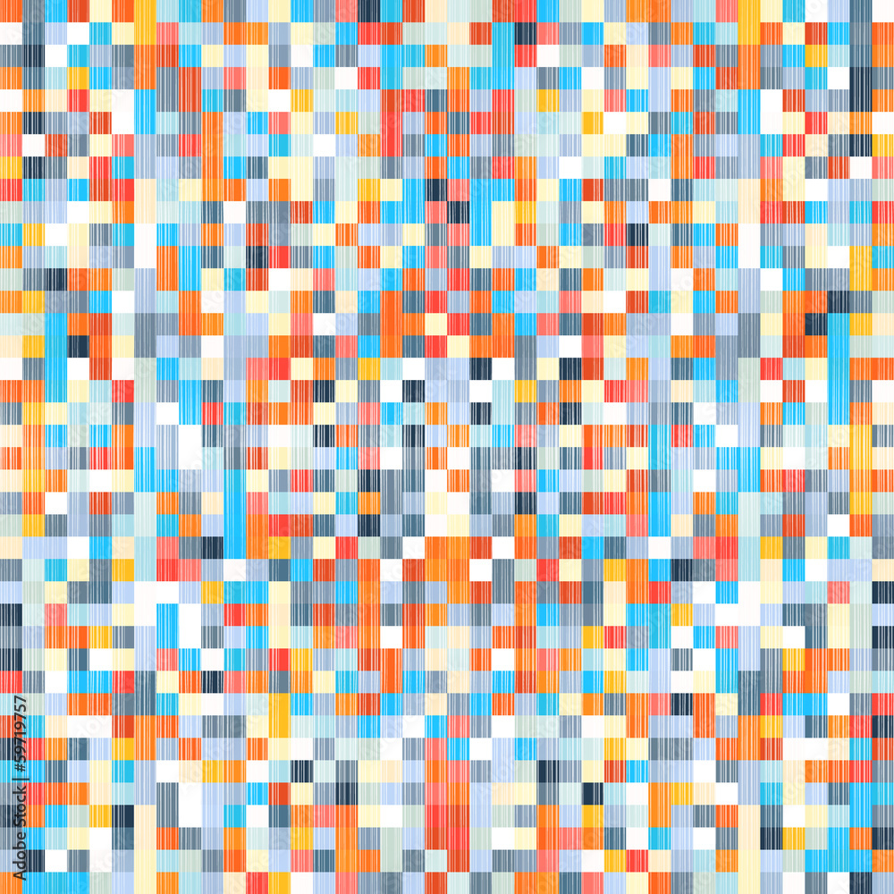 Abstract Retro Square Seamless Background