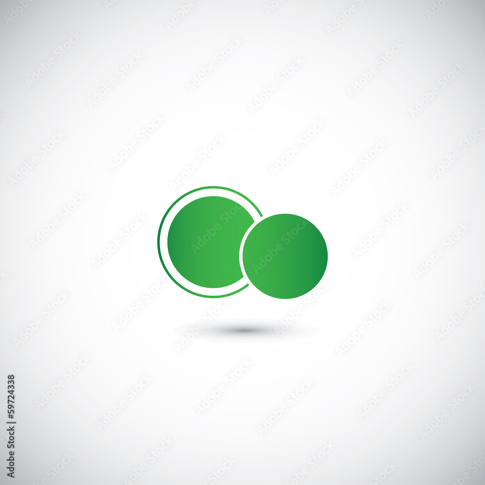 Circles vector icon Circles vector icon